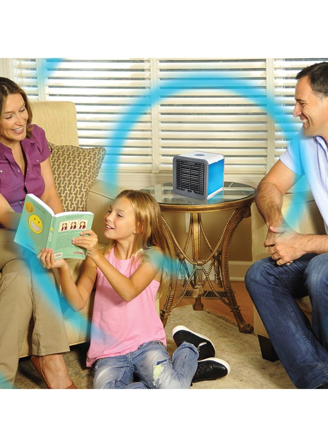 Portable Personal Air Cooler 3000 BTU Grey/Blue/White