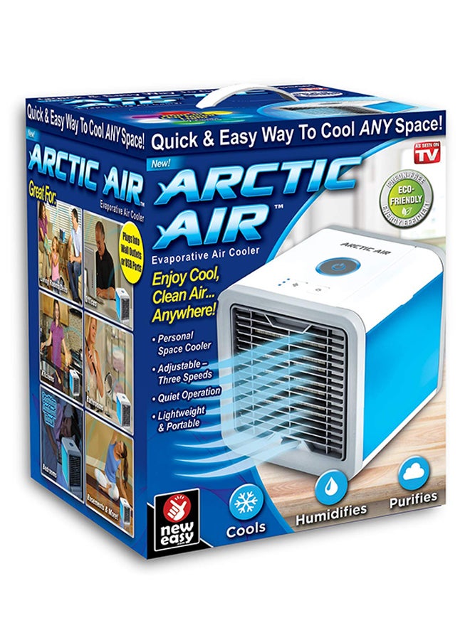 Portable Personal Air Cooler 350w 10102556 Grey/Blue/White - Image 3