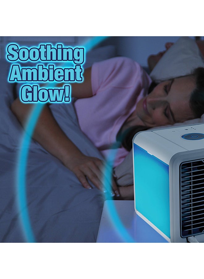 Portable Personal Air Cooler 350w 10102556 Grey/Blue/White - Image 4