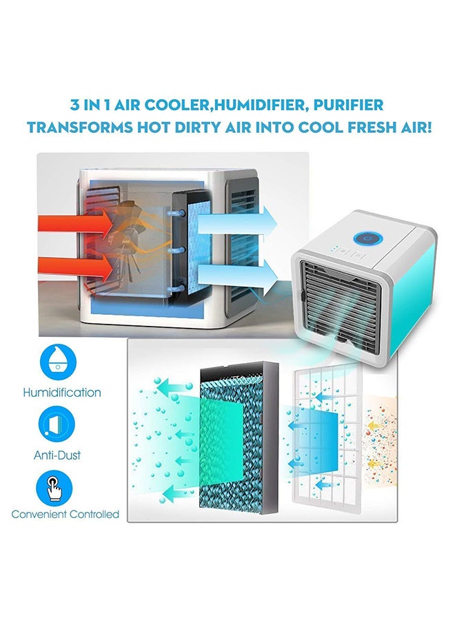 جهاز تبريد الهواء المحمول 10102574 رمادي/أزرق/أبيض - Image 4