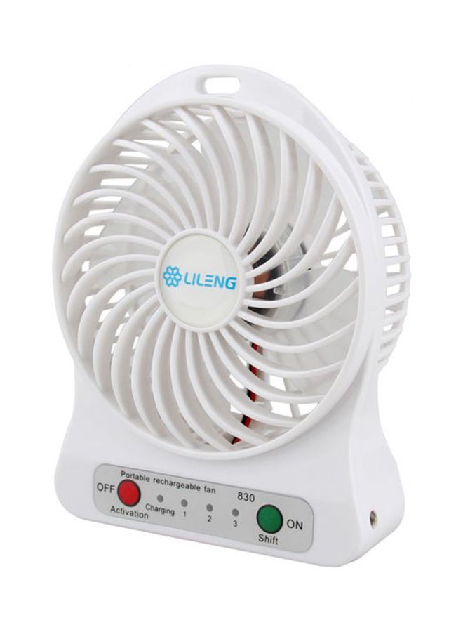 Lileng Portable Mini Table Fan 10102597 White  - Image 3