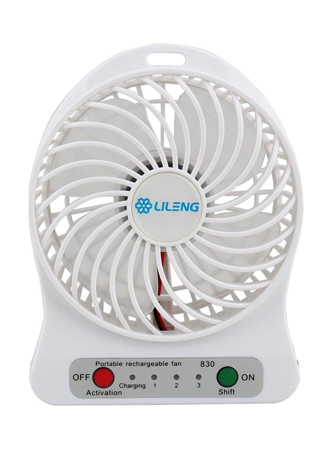 Lileng Portable Mini Table Fan 10102597 White  - Image 1