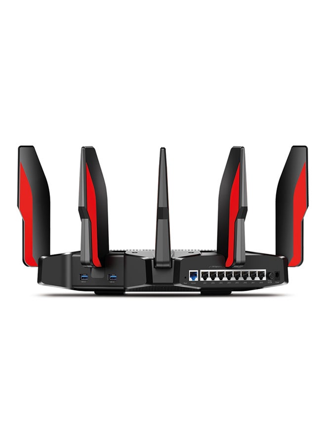TP-LINK - Archer C5400X MU-MIMO Tri-Band Gaming Router AC5400 Black/Red - Image 1