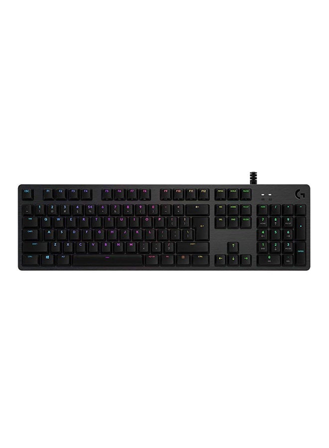 Logitech G512 CARBON LIGHTSYNC RGB Mechanical Gaming Keyboard with GX Brown switches Tactile Black  - Image 1