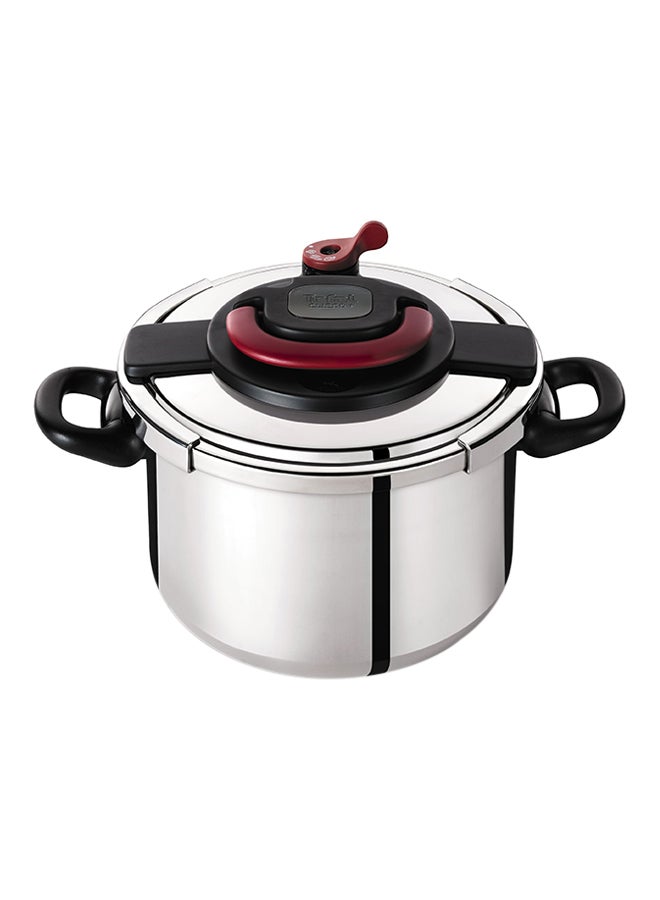 Tefal - Tefal Pressure Cooker Clipso Plus Silver/Black/Red 10Liters - Image 1