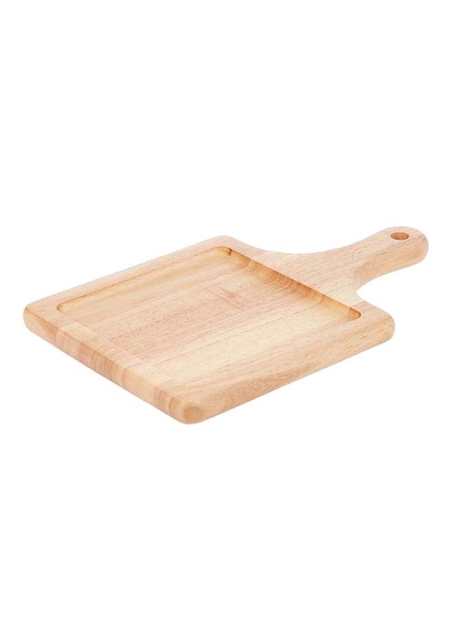 Liying Square Shaped Wooden Plate Beige 1.5x30x42centimeter  - Image 1