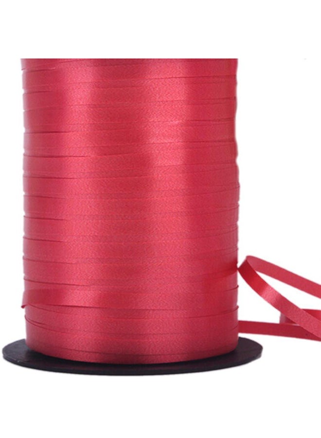 فلاور دستريكت لفة شريط هدايا وبالونات بطول 450 متر لون الكرز الأحمر - Image 2