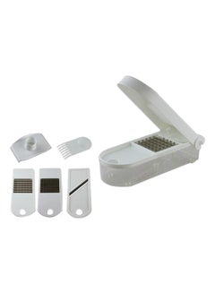 5-In-1 Multifunction Vegetables Slicer White/Silver
