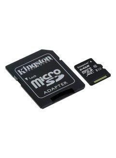 Micro SDXC Canvas Select 80R Class 10 Memory Card With SD Adapter Black - v1542782971/N19135448A_2