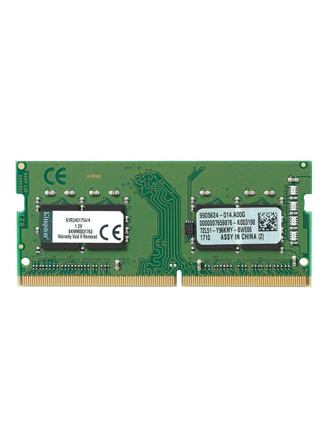 Kingston 2400MHz DDR4 Non-ECC CL17 RAM For Notebook multicolour  - Image 1