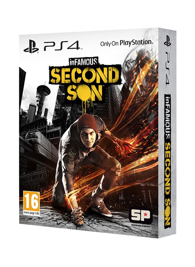Sucker Punch - In Famous Second Son (Intl Version) - Adventure - PlayStation 4 (PS4) - Image 1