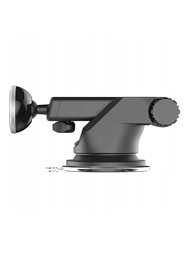 Baseus Magnetic Car Phone Holder Powerful Magnet for Dashboard and Windshield Strong Suction Cup 360° Adjustable Compatible with iPhone 13 12 Pro Max Galaxy S21 Note 20 S Black/Silver - Image 2