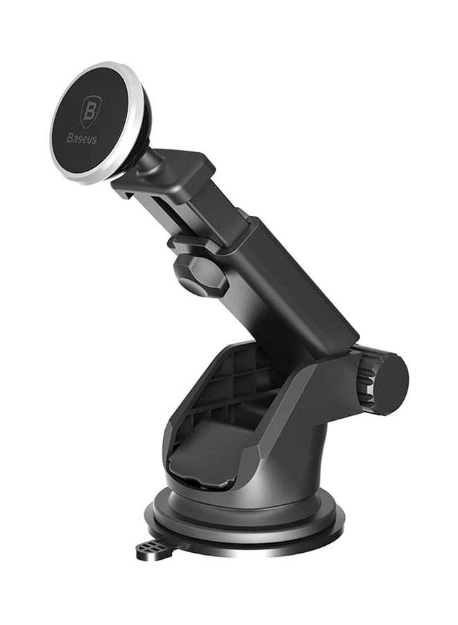 Baseus Magnetic Car Phone Holder Powerful Magnet for Dashboard and Windshield Strong Suction Cup 360° Adjustable Compatible with iPhone 13 12 Pro Max Galaxy S21 Note 20 S Black/Silver - Image 1