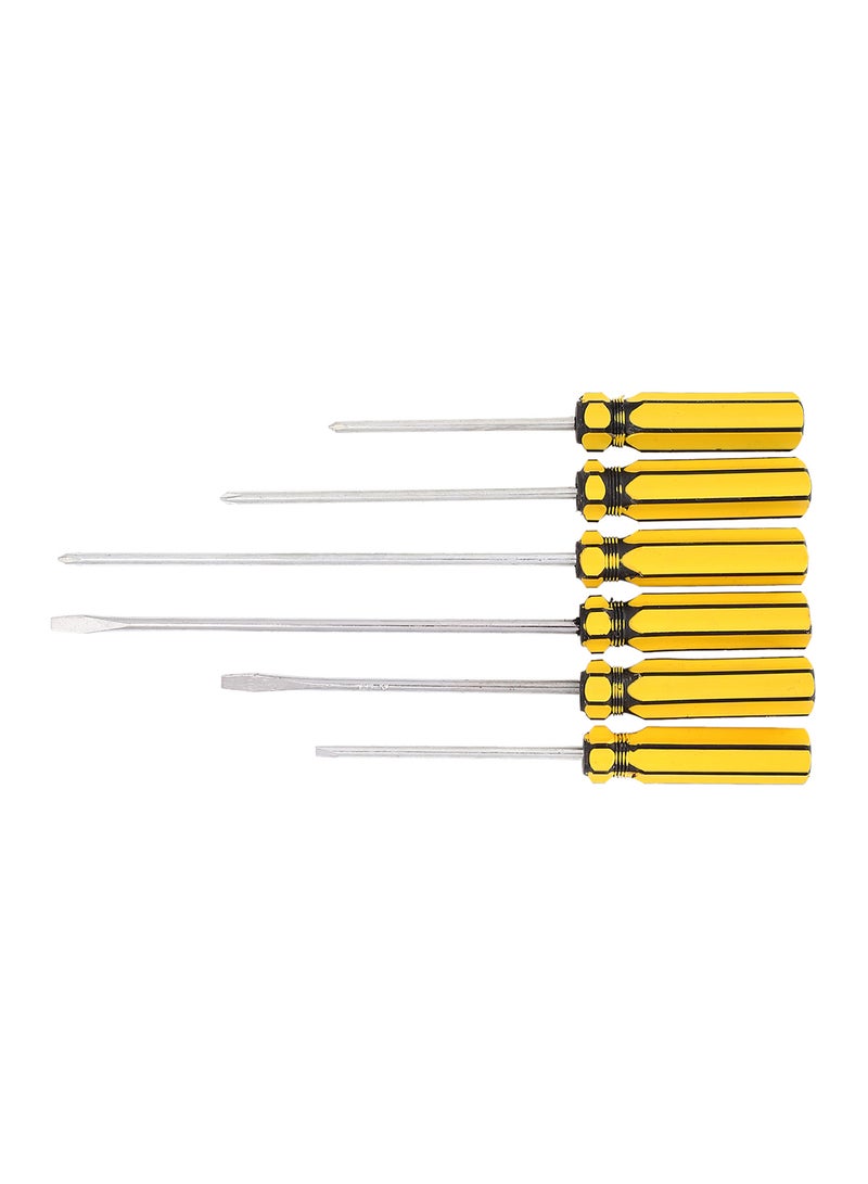 BMB tools 6-Piece Screwdriver Set Yellow/Silver - Image 1