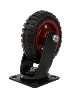 BMB tools Caster Swivel Wheel Black/Red 8inch  - Image 2