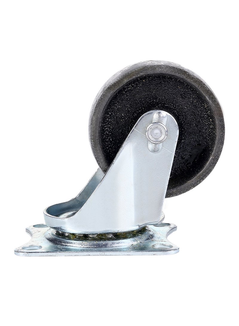 BMB tools Movable Wheel Silver/Black 2inch - Image 1