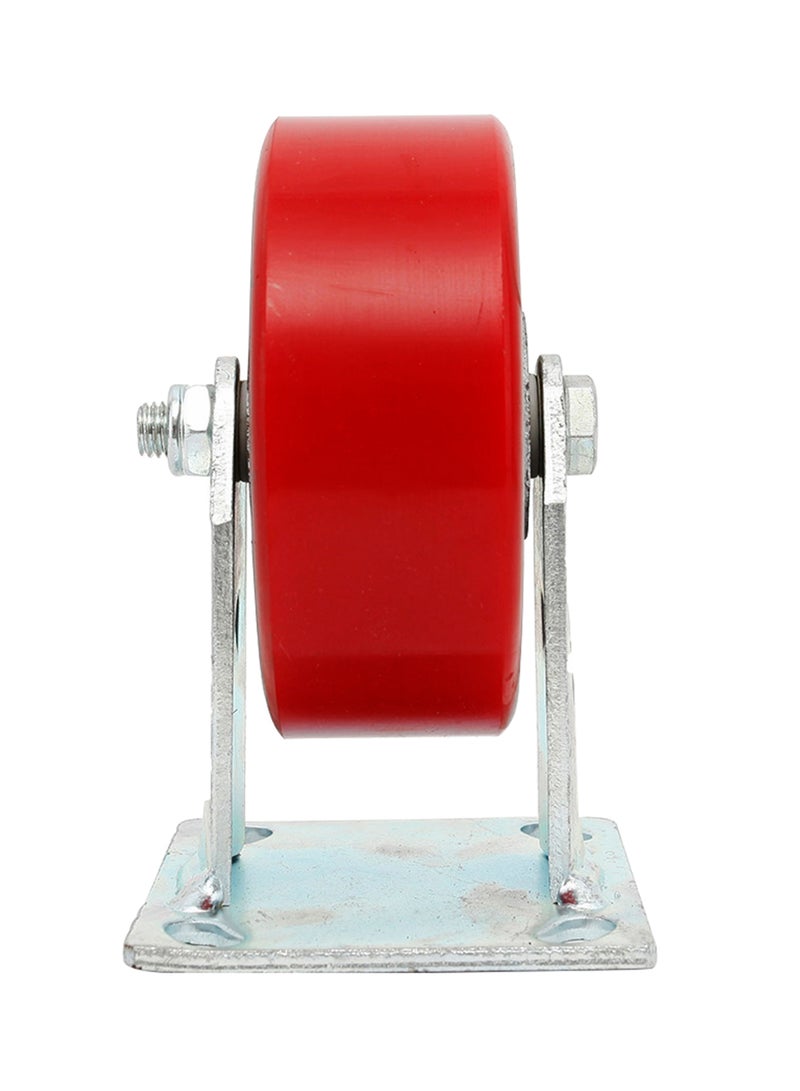 بي إم بي تولز عجلة محورية ثابتة شديدة التحمل فضي / أحمر 8بوصة - Image 3