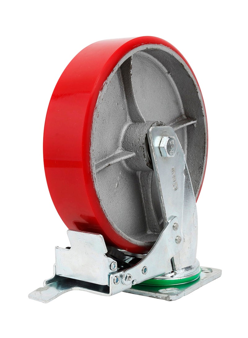 بي إم بي تولز عجلة محورية بفرامل لتحمل الضغط الشديد فضي / أحمر 4بوصة - Image 2