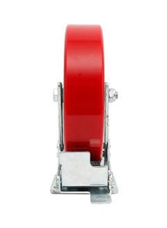 BMB tools Heavy Duty Caster Wheel With Brake Silver/Red 6inch  - Image 3