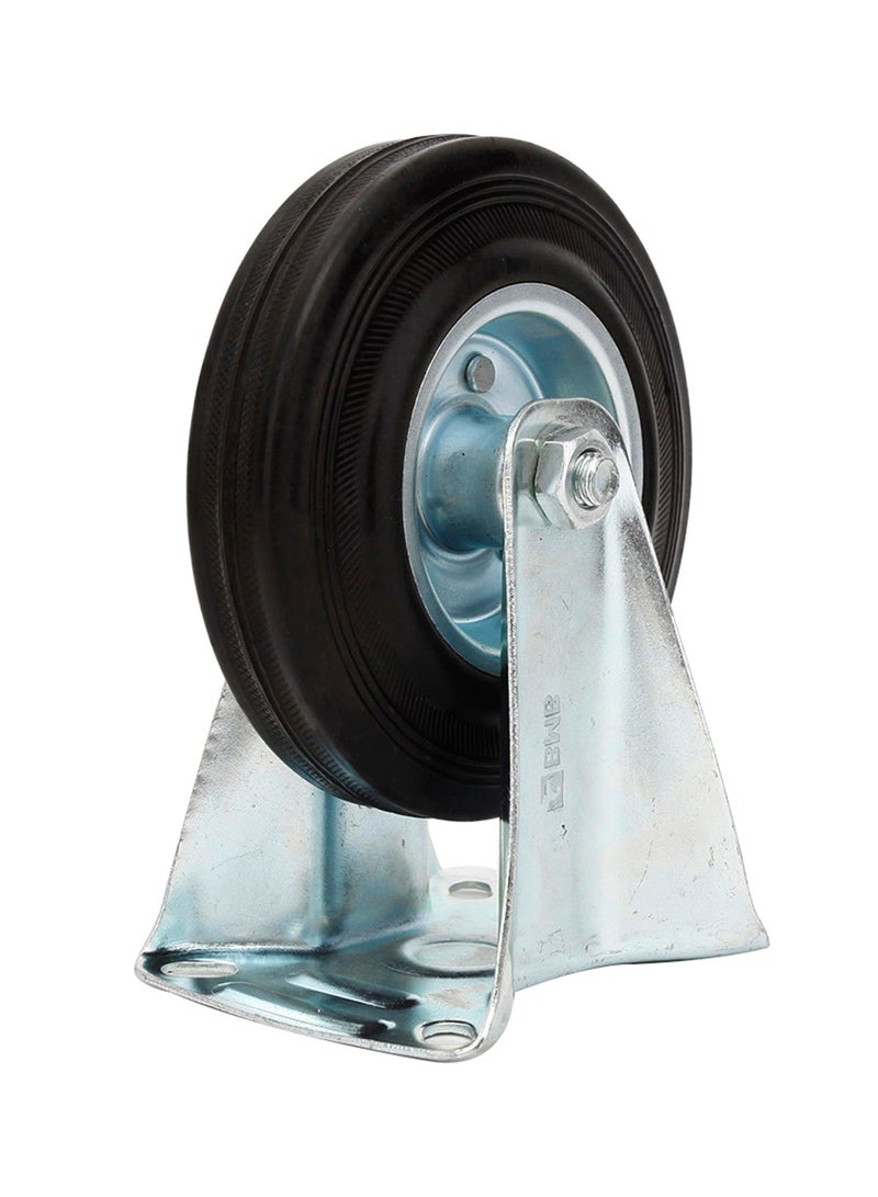 BMB tools Industrial Caster Fixed Wheel Silver/Black 75mm  - Image 2