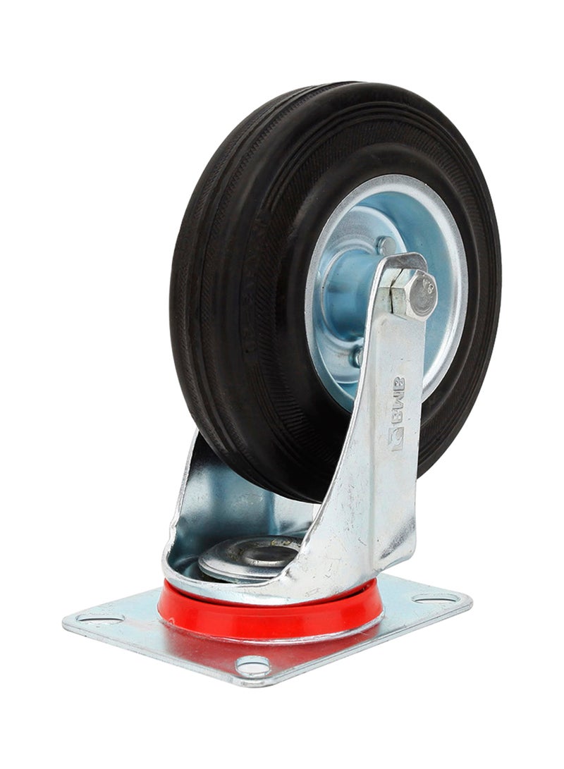 BMB tools Industrial Caster Movable Wheel Silver/Black/Red 75mm - Image 1