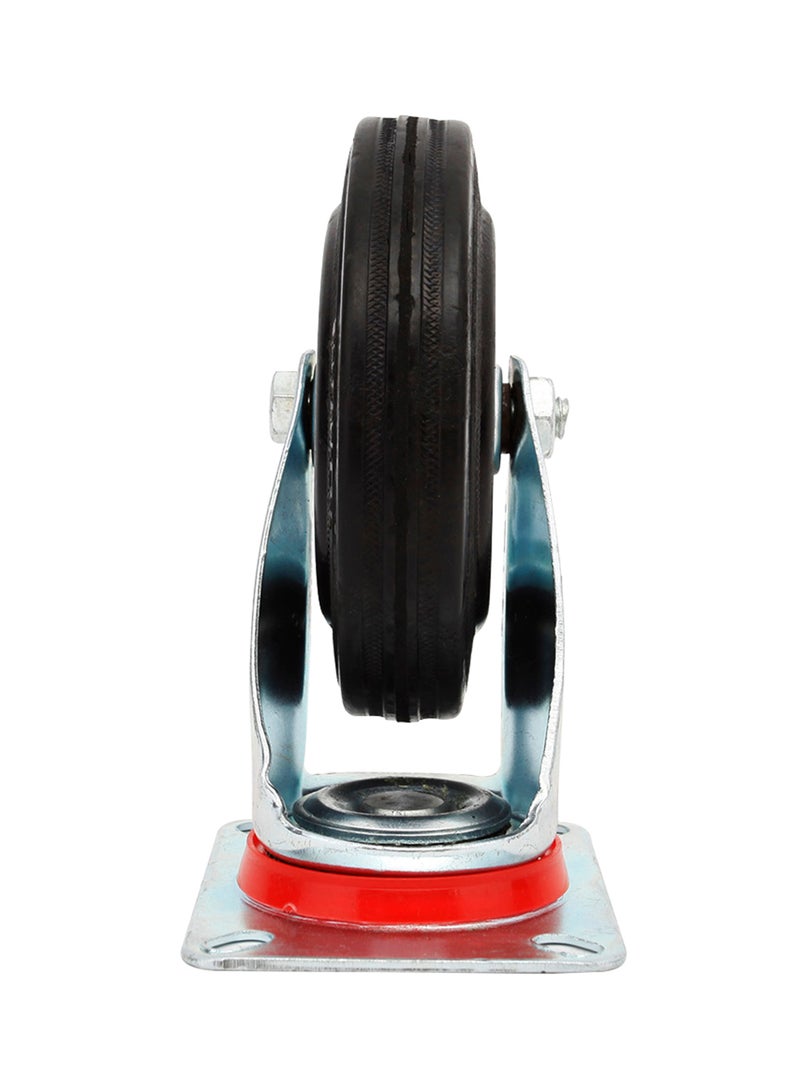 BMB tools Industrial Caster Movable Wheel Silver/Black/Red 75mm - Image 2