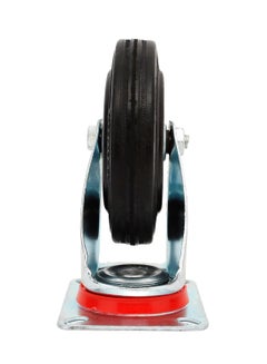 BMB tools Industrial Caster Movable Wheel Silver/Black/Red 100mm  - Image 2