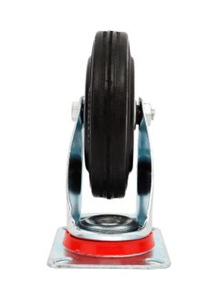BMB tools Industrial Caster Movable Wheel Silver/Black/Red 160mm  - Image 2