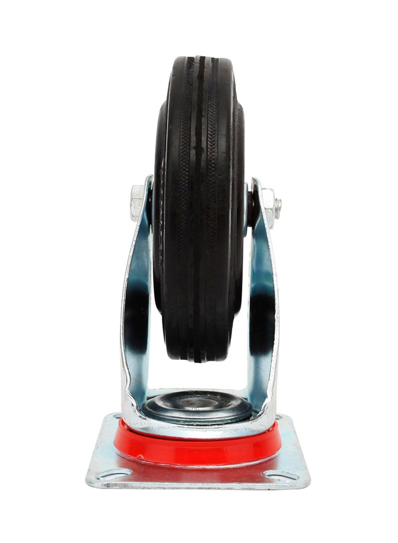BMB tools Industrial Caster Movable Wheel Silver/Black/Red 160mm  - Image 2