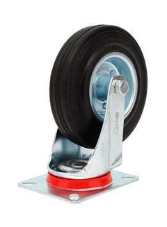 BMB tools Industrial Caster Movable Wheel Silver/Black/Red 160mm  - Image 1