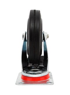 BMB tools Industrial Caster Movable Wheel With Brake Silver/Black/Red 75mm  - Image 3