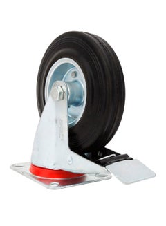 BMB tools Industrial Caster Movable Wheel With Brake Silver/Black/Red 75mm  - Image 2