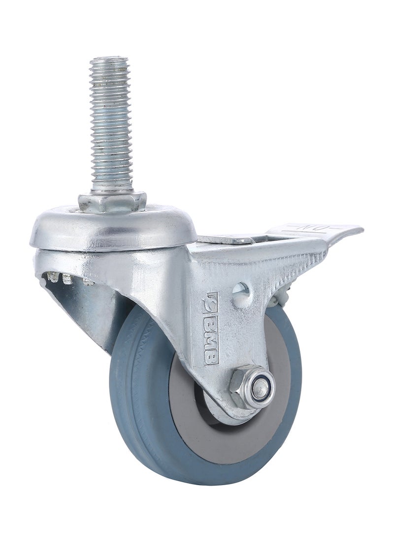 BMB tools Caster Wheel With Screw Brake Silver/Grey 75mm - Image 2
