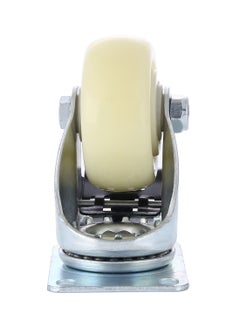 BMB tools Heavy Duty Caster Wheel Double Ball Bearing Swivel With Brake Silver/White 100mm  - Image 3