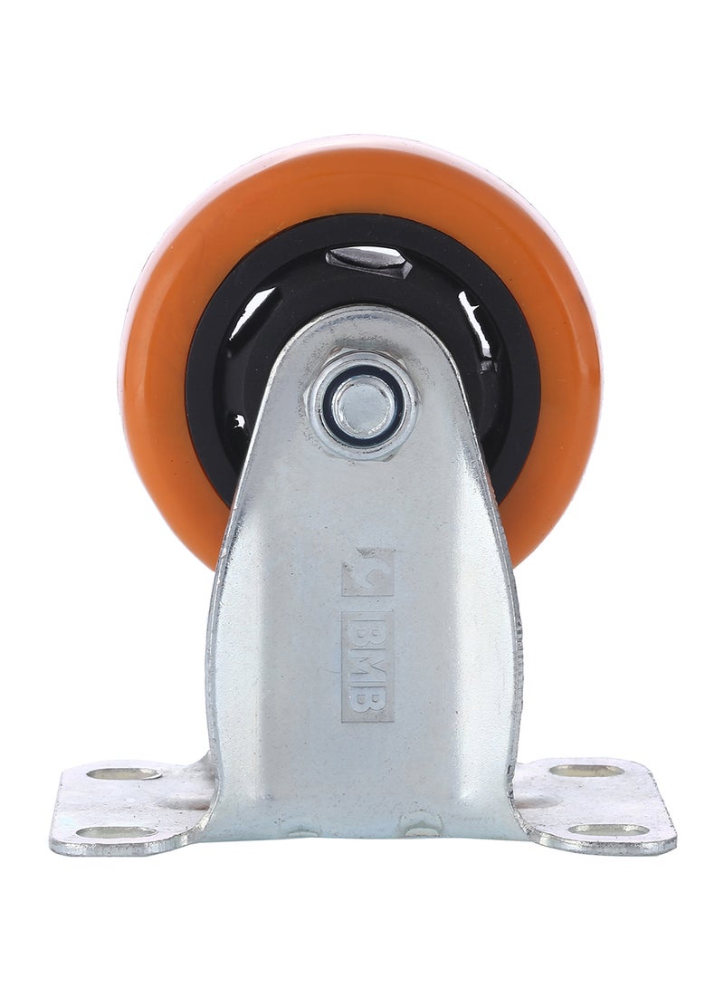 بي إم بي تولز عجلة محورية ثابتة بكرتين شديدة التحمل للضغط فضي / برتقالي 100مم - Image 1