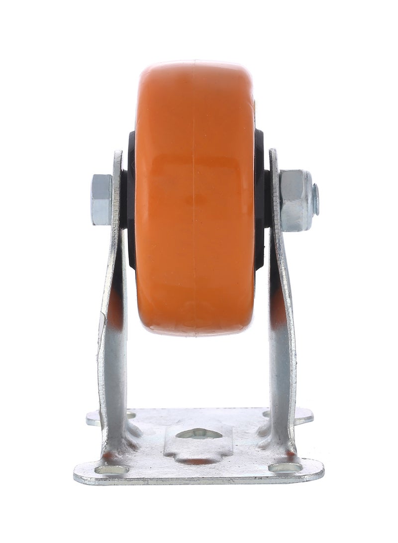 بي إم بي تولز عجلة محورية ثابتة بكرتين شديدة التحمل للضغط فضي / برتقالي 100مم - Image 3