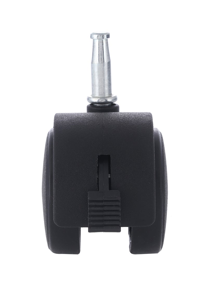 BMB tools Furniture Swivel Caster Wheel With Brake Silver/Black 40mm  - Image 3