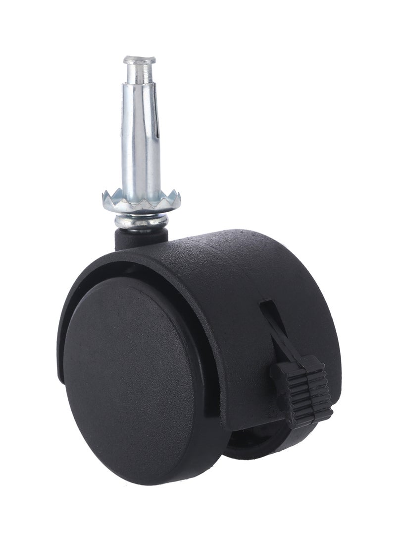 BMB tools Caster Wheel With Brake Silver/Black 50mm  - Image 1