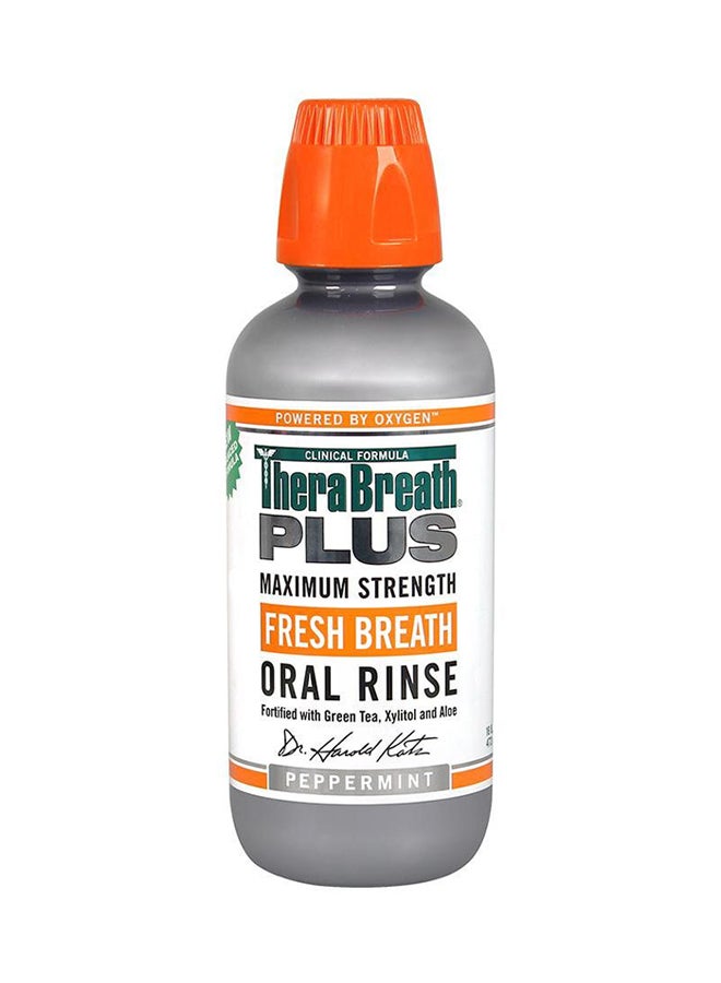 TheraBreath - Plus Maxium Strength Fresh Breath Oral Rinse 473ml - Image 1