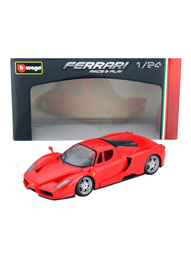 Bburago Enzo Ferrari Race Diecast Car Scale Model Vehicle 26006 - Image 3