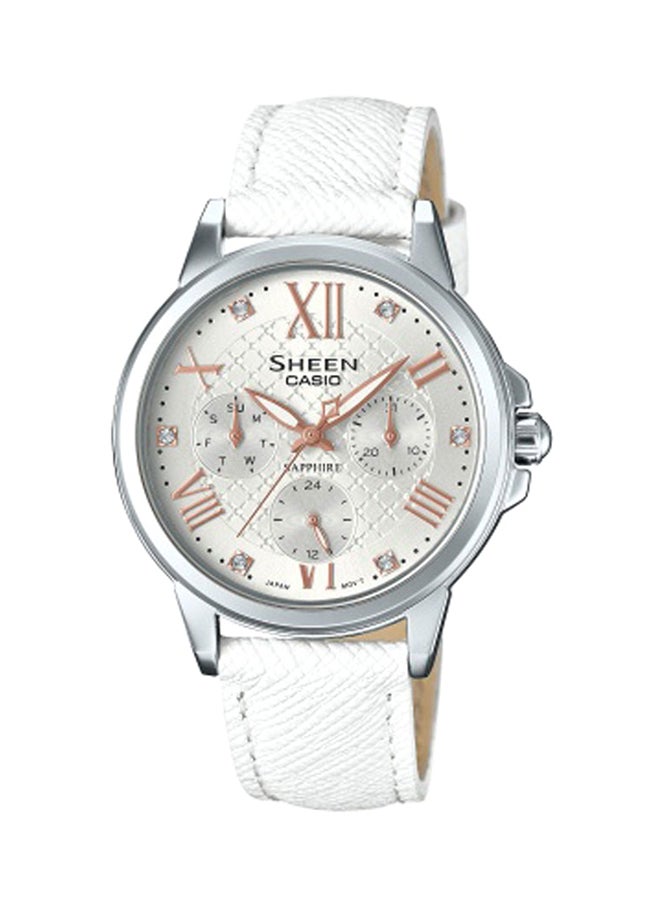 كاسيو ساعة يد شين بعقارب طراز SHE-3511L-7AUER women