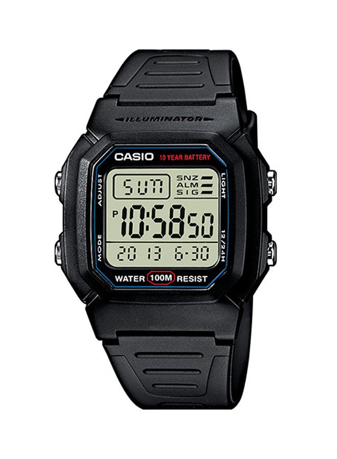 كاسيو ساعة يد كاباليرو الرقمية طراز W-800H-1AVEF للرجال