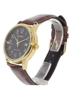 CASIO Men's Water Resistant Analog Watch Mtp-V002GL-1BUDF - 44 mm - Brown  - Image 3