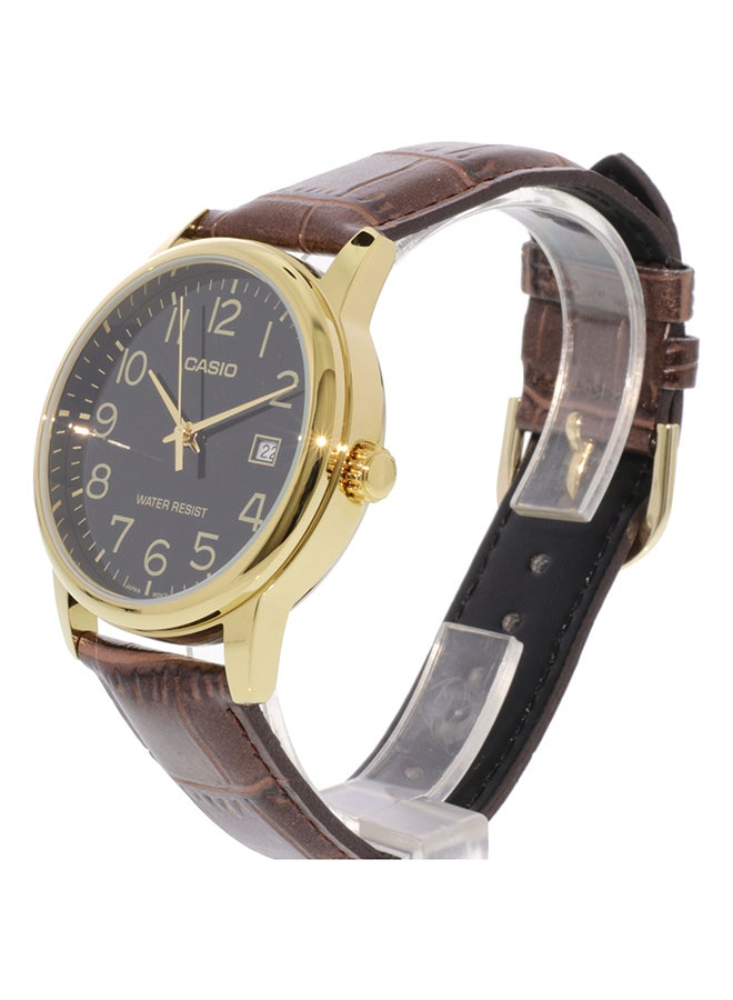 CASIO Men's Water Resistant Analog Watch Mtp-V002GL-1BUDF - 44 mm - Brown  - Image 3