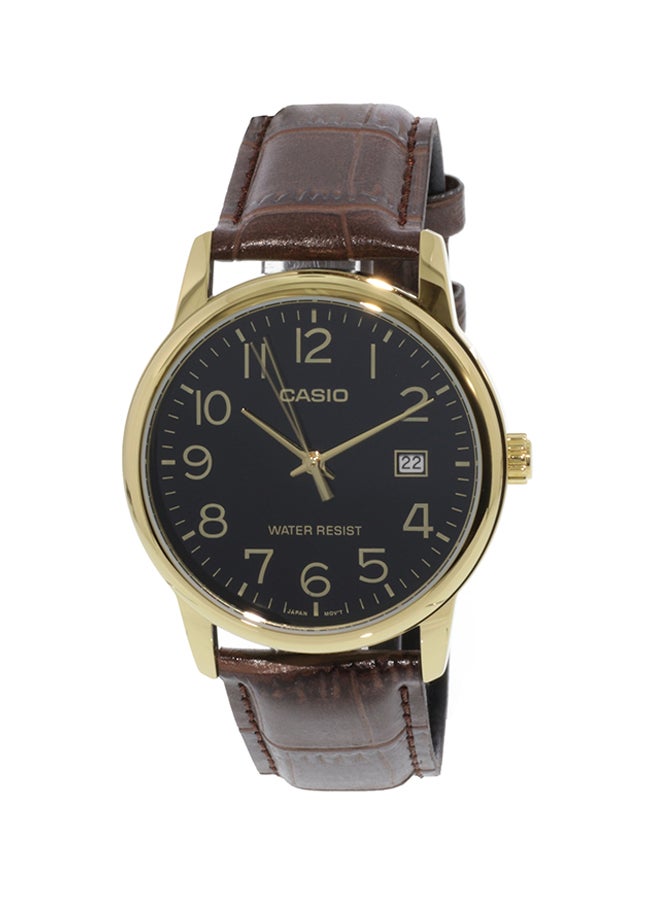 CASIO Men's Water Resistant Analog Watch Mtp-V002GL-1BUDF - 44 mm - Brown  - Image 1