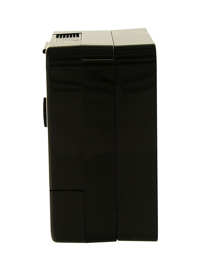 CASIO Analog Alarm Desk Clock Black/White/Green  - Image 3