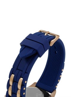 GUESS Men's Oasis Analog Watch W0366G4 - 36 mm - Blue/Gold  - Image 5