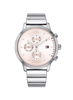 TOMMY HILFIGER Women's Blake Round Shape Stainless Steel Chronograph Wrist Watch 40 mm - Silver - 1781904  - Image 1