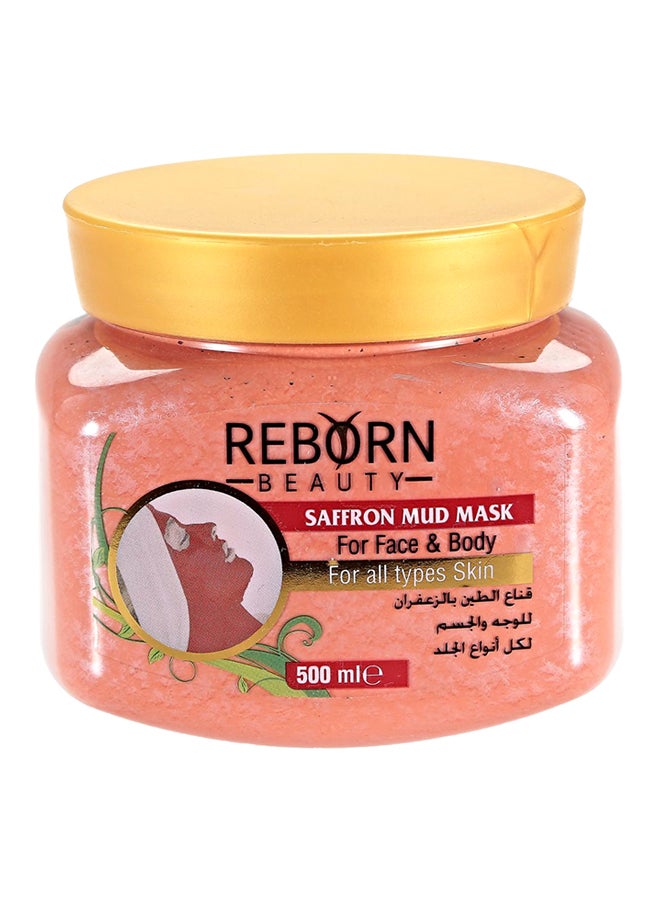 Reborn Beauty - Saffron Face And Body Mud Mask 500ml - Image 1
