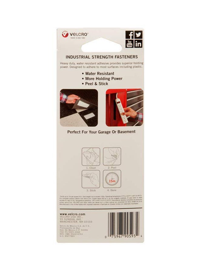 Velcro Industrial Strength Heavy Duty Stick On Black 1.2meter - Image 2